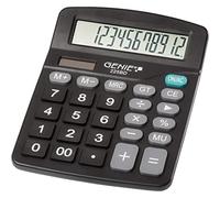 Genie 225 BD 12 Digit Desktop Calculator Dual Power (Solar and Battery) Compact