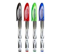 Genie 40018 penna roller colori assortiti, adatto per mancini, contenuto della confezione: 4 X NERO, 4 X Blu, 2 X Rosso e 2 X Verde
