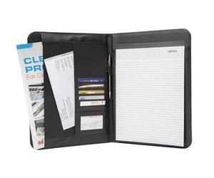Genie A4 Elegant Writing Case Wiesbaden, Extra Thin and Durable, Leather-Effect