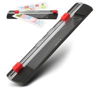 GENIE CT 05 - Taglierina per carta, formato A4, 4 in 1, con taglio dritto, per ufficio, scuola e hobby, taglierina per carta