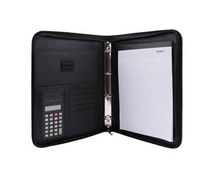 Genie Exclusive 10742 A4 Writing Case with Ring Binder and Calculator/Durable Pl