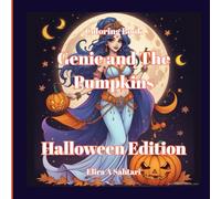 Genie in a Pumpkin: A Whimsical Halloween Coloring Book for Adults Featuring Magical Genies, Pumpkins, and Moon Design: Whimsical Halloween Coloring ... October Activity for All Fall Festives