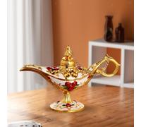 Genie Lamp Washing Light Arabian Props Collection Gift Oil Lamp Pot Table