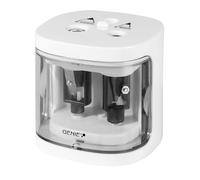 GENIE PS 130 elettrico | temperamatite doppio | funzionamento a batteria | per perni da 6 a 12 mm