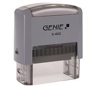 Genie S-402 Self-Inking Stamp Set (IncludesAccessory, Ink Pad) 4 Rows