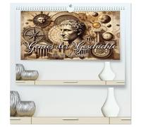 Genies der Geschichte - Ein KI Kalender (hochwertiger Premium Wandkalender 2026 DIN A2 quer), Kunstdruck in Hochglanz: Lichtblicke der Innovation