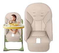 Genikeer Copriseggiolone, Coprisedile Seggiolone, Coprisedile di Ricambio in Pelle PU per Seggiolone Bambino - Coprire per Seggiolone Rialzo da Sedia Seggiolino da Tavolo Pieghevole - 83X40 Cm