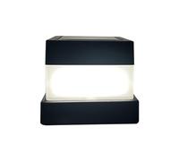 Genikeer Lampada a Esterno da Giardino - Illuminazione A Lanterna Quadrata,Lampada Solare Da Esterno Per Patio E,Per Strada Privata Campeggio Strada Cancello Giardino Balcone Piscina