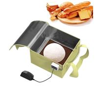 Genikeer Lievitatore Per Pane | Scatola Per Lievitazione Pizza | Camera Di Fermentazione Del Pane | Lievitatore Per Impasto Con Riscaldatore | Macchina Per Lievitazione Impasto | Borsa Lievitazione