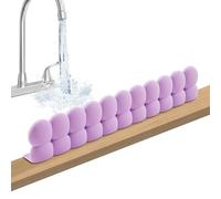 Genikeer Paraspruzzi Per Lavello Della Cucina - A Suzione Da 50 Centimetri | Paraspruzzi in Silicio per Lavello da Cucina con Ventose,50,8 cm Protezione Bordi e Scudo Antiacqua in Silicone per Bagno,