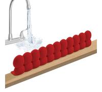 Genikeer Paraspruzzi per Lavello | Scudo Protettivo - Paraspruzzi in Silicio per Lavello da Cucina con Ventose - 50,8 cm Protezione Bordi e Scudo Antiacqua in Silicone per Bagno, Cucina, Ristorante,