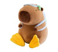 Genikeer Peluche Di Capibara | Decorazione Carina Morbida Peluche Capibara,Morbido Giocattolo Portatile Con Costume Da Bagno Per Bambini E Adulti Regalo Natale Casa Auto Laurea