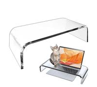 Genikeer Supporto Monitor Scrivania Acrilico | Supporto Per Monitor Del Computer | Supporto Alza Schermo Pc | Rialzo Monitor Per Scrivania | Supporto Monitor Pc Per Monitor E Laptop