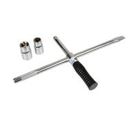 Genio, chiave svitabulloni ruote auto rotante 17/19 e 21/23 mm semplice compatta