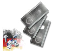 Genisys Lame di ricambio in acciaio inox compatibili con robot tosaerba Philips Serie 3000 RSL3000/10 - LongLife, a 1 foro che non si rompe [DIN EN 50636], quantità: 18