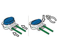 Genisys Morsetto di connessione Cavo Compatibile Ambrogio ® connettore Riparazione Filo per Robot rasaerba Zucchetti ® | Impermeabile, Contenuto:10x314