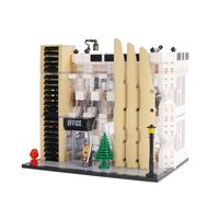 Geniteen Set di Blocchi per Edificio Uffici Cittadino 1499PCS Modello di Costruzione per Decorazione Domestica Giocattolo Architettura Casa Vista Stradale Creativa per Adulti e Adolescenti(Ufficio)