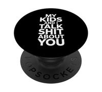 Genitore comico dicendo umorismo sarcastico citazione miei figli PopSockets PopGrip Adesivo