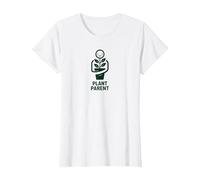 Genitore delle Piante: Giardinaggio Carino per Gli Amanti delle Piante Maglietta, Donna, Bianco, S