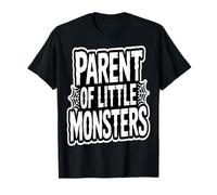 Genitore di Little Monsters Halloween Maglietta