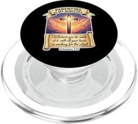 Genitori cristiani è il mio ministero festa del papà papà papà dio PopSockets PopGrip per MagSafe