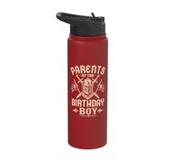 Genitori del compleanno Boy Knight Party Stainless Steel Insulated Water Bottle
