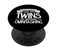 Genitori multitasking - figli gemelli PopSockets PopGrip Adesivo