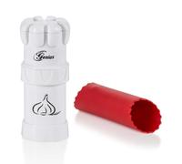 Genius A19168 Tagliaglio, plastica/acciaio inossidabile, bianco, 6 x 6 x 14 cm, 183 grammi