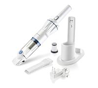 Genius A28178 Invictus One Version 1.0 Set 9 Pezzi Bianco - Aspirapolvere a mano senza sacchetto e senza fili 90 W Motore BLDC + accessori, PP, acciaio inox