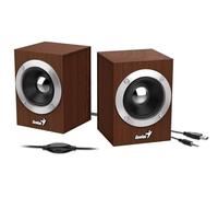 Genius - Altoparlanti 2.0 SP-HF280 Design Legno 6W RMS Alimentazione USB