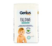 Genius Baby Faldine con Aloe Vera e Vitamina B5 - 100% puro Cotone - Lenitive, Idratanti ed Emollienti - Confezione 60pz