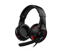GENIUS COMPUTER TECHNOLOGY HS-G600V CUFFIE GAMING, Nero, Rosso