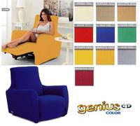Genius - Copripoltrona Lounge bielastico - Misure da 65 a 100cm - Fantasia Color