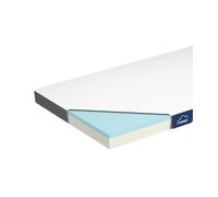 Genius Eazzzy Topper Classic 80 x 200 cm altezza 7 cm H2 H3 - Coprimaterasso ortopedico per materasso e letto a molle in schiuma gel | Coprimaterasso 80 x 200 cm per chi soffre di allergie +