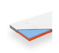 Genius eazzzy Topper Premium Cube Advance altezza 9 cm, coprimaterasso reversibile 2 in 1, con funzione Cooling, memory foam, copertura traspirante con effetto antibatterico, dimensioni 160 x 200 x 9