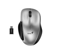 Genius Ergo 8200S - Mouse senza fili dal design ergonomico Silent Click Type C