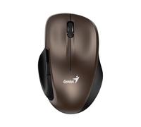 Genius Ergo 8200S Mouse Wireless Design Ergonomico Click Silenzioso Marrone (CHOCOLATE)