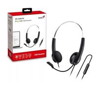 Genius Hs-220U-C Copilot Ai - Cuffia ultra leggera con connessione Usb-C microfono