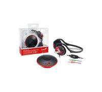 GENIUS HS-300N Cablato, Stereo Circumaurale, Microfono Integrato con Mute, 118 dB CUFFIE, Nero