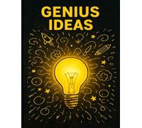 Genius Ideas Notebook (8.5 x 11 Inches): Dot Grid Journal for Creative Thinking, Brainstorming, Innovation and Smart Note Taking