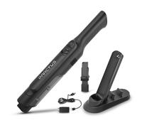 Genius Invictus One Primus - Aspirapolvere per capelli a batteria, 8 pezzi, senza sacchetto, leggero, filtro HEPA, bocchetta per fughe 2 in 1, spazzola per tessuti, pulizia per auto