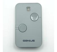 GENIUS KILO N TX2 787034 - Telecomando 2 canali grigio per cancelli e garage, 868 MHz, Rolling Code - Sostituisce il KILO TX2 6100332 + 1 Goodies DOMOBIP (confezione da 1, KILO N TX2)