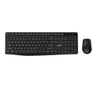 GENIUS KM-8206S - Tastiera wireless silenziosa e mouse Combo