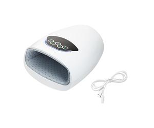 Genius Massaggiatore manuale | Set da 2 pezzi - Massaggio a compressione ad aria compressa 90 minuti di durata della batteria 3 modalità di massaggio, 3 livelli di intensità, funzione di calore,