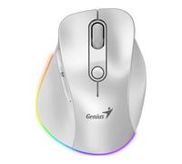 GENIUS mouse Ergo 9000S Pro wireless Bluetooth 2400 DPI bianco ergonomico