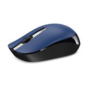 Genius Mouse NX-7007 Mouse a scorrimento wireless Occhio blu, ricevitore unificato Blu