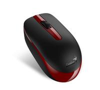 Genius Mouse NX-7007 Mouse a scorrimento wireless Occhio blu, ricevitore unificato Rosso