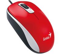 GENIUS Mouse Ottico USB Tipo A Ambidestro 1000 DPI Rosso