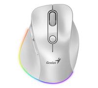 GENIUS MOUSE WIR. ERGO 9000S PRO MINI RGB BT DUO WIRELESS (BT +2.4Ghz) PEAR MOUS
