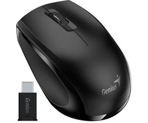 GENIUS MOUSE WIR. NX-8006S TYPE-C SILENT con TYPE C RECEIVER BLACK